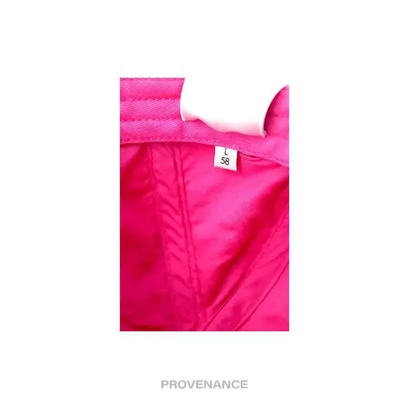 🔴 Balenciaga Embroidered Logo Cap - Washed Pink